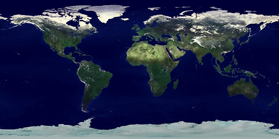 Earth surface map Earth surface map