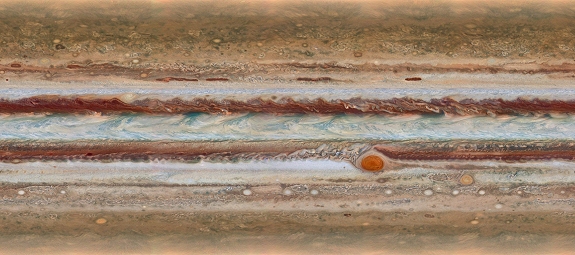 Jupiter surface map Jupiter surface map