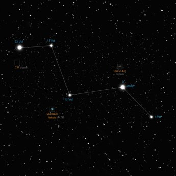 Vulpecula constellation