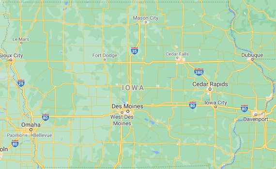 IA parks map