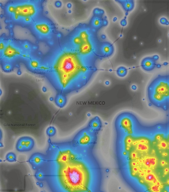 Dark Sky Map New Mexico Nm Dark Sky Parks & Places | Astrotourism | 2022 List | Go Astronomy