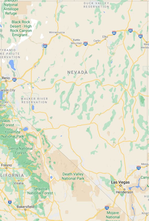 NV parks map