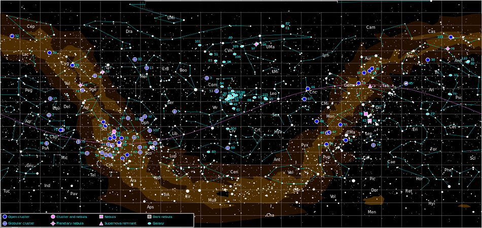 Messier Catalog of 110 Deep-Sky Objects