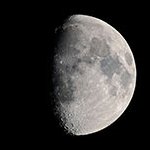 Waxing Gibbous Moon - Day 10 Waxing Gibbous Moon - Day 10