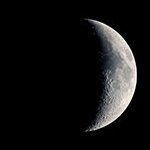 Waxing Crescent Moon - Day 6 Waxing Crescent Moon - Day 6