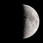 Waxing Crescent Moon - Day 7 Waxing Crescent Moon - Day 7
