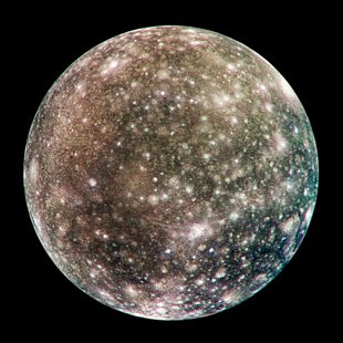 Callisto surface features