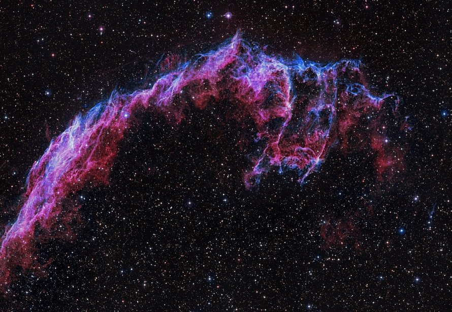 Eastern Veil Nebula | supernova remnant type nebula | Cygnus constellation