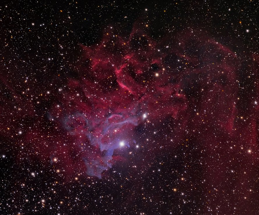 Flaming Star Nebula