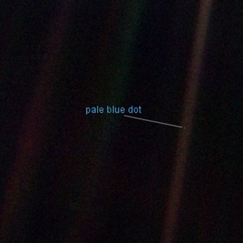 pale blue dot