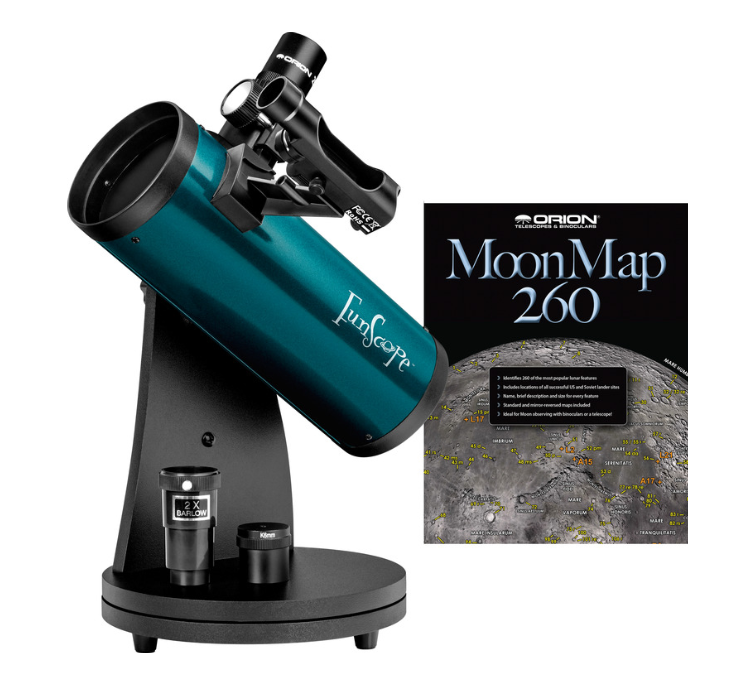Orion FunScope 76mm Tabletop Dobsonian Reflector Telescope